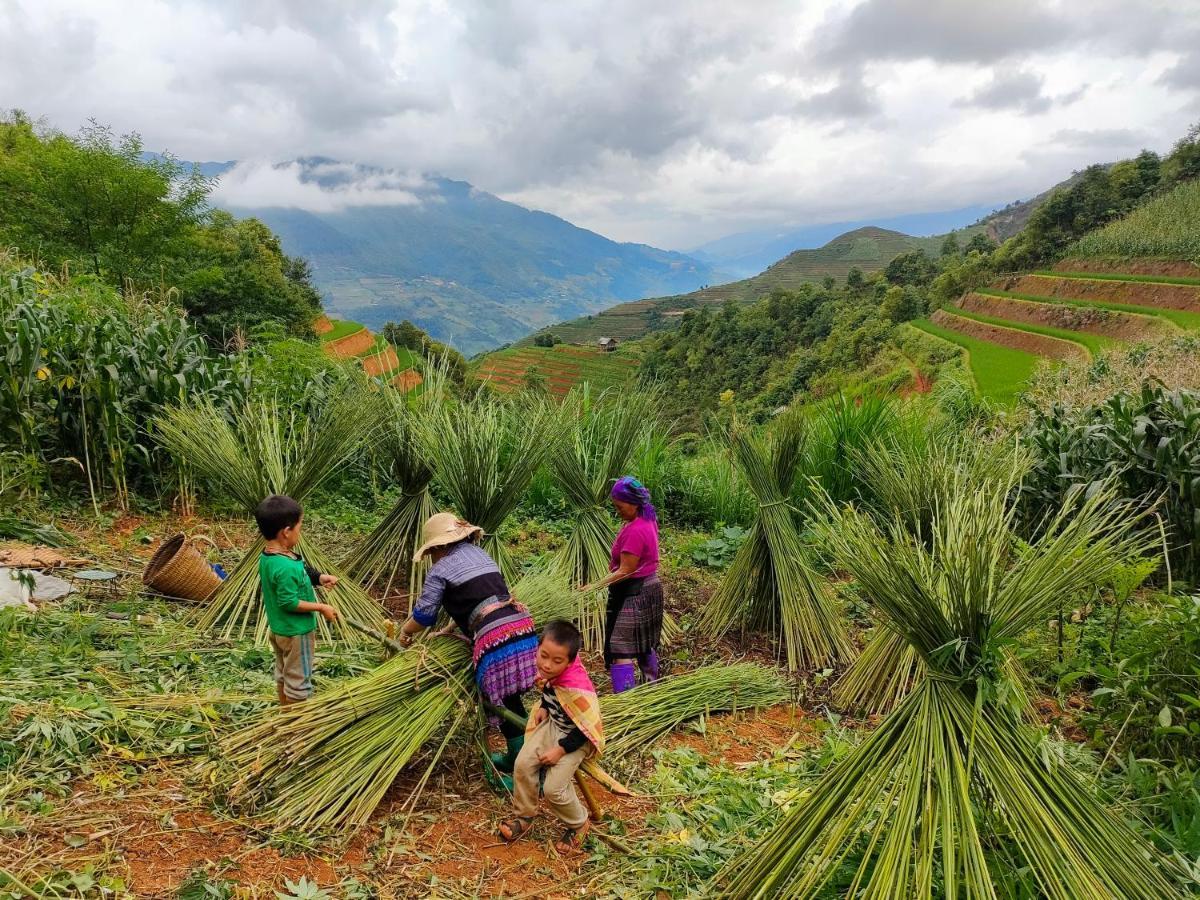 Indigenous homestay 1 Mu Cang Chai Buitenkant foto