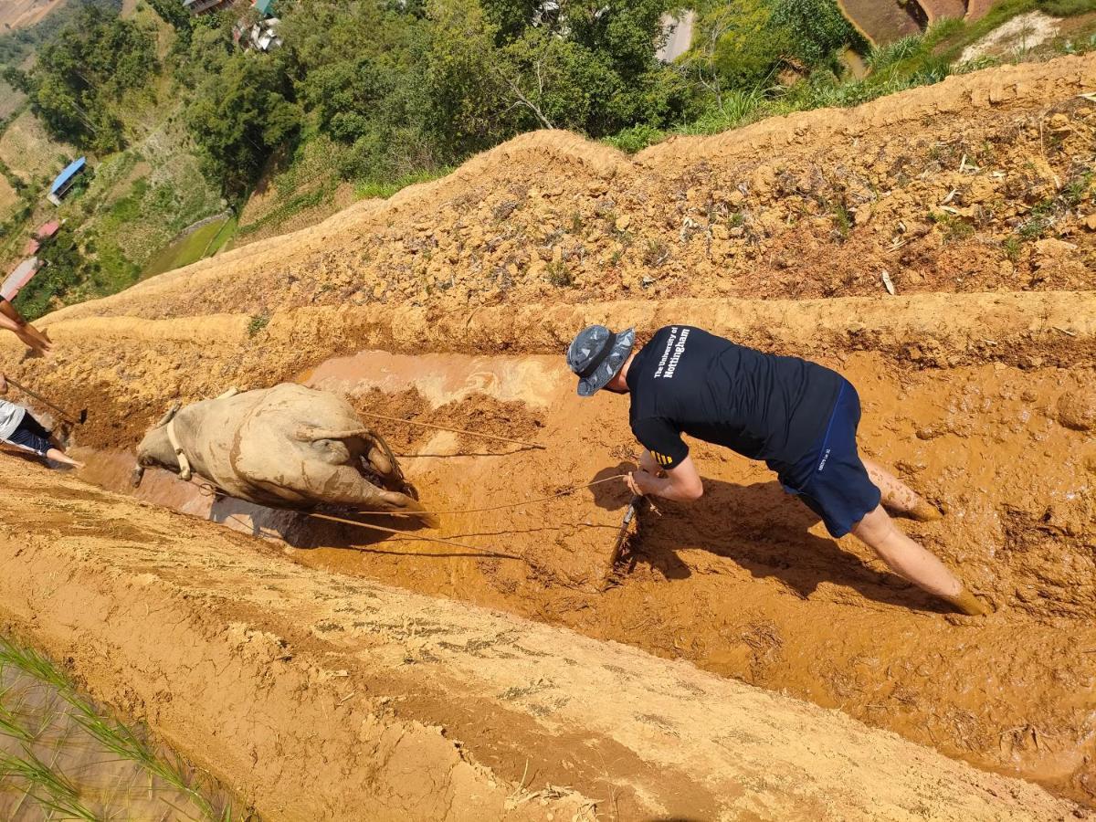 Indigenous homestay 1 Mu Cang Chai Buitenkant foto