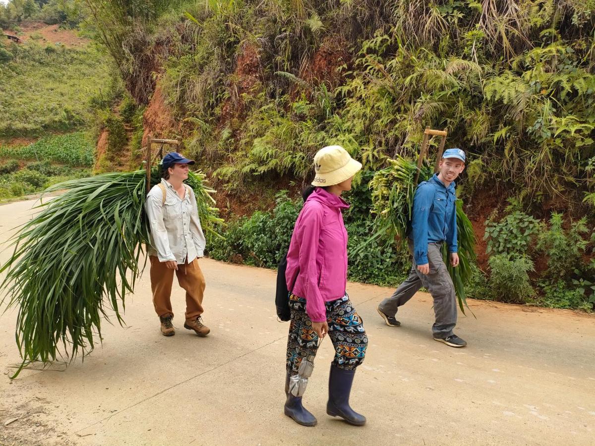 Indigenous homestay 1 Mu Cang Chai Buitenkant foto